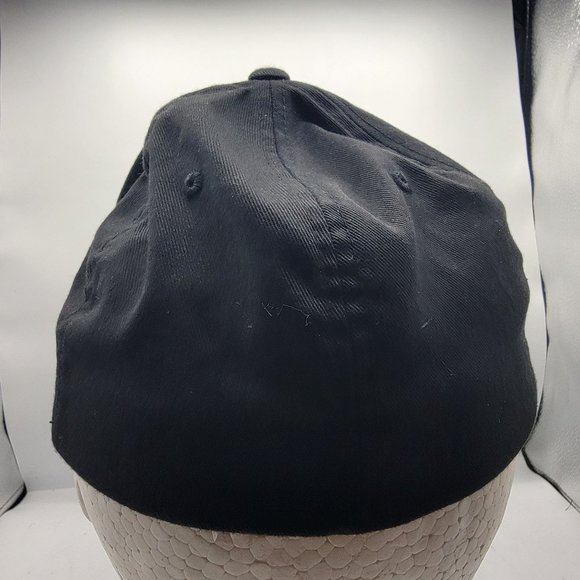 Volcom Hawaii Island Adults L-XL Logo Black on Black Snapback Hat Hawaiian - Picture 3 of 9